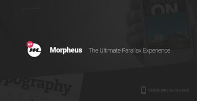 قالب Morpheus - قالب وردپرس تک صفحه ای پارالاکس