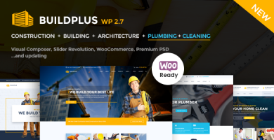 قالب Construction WordPress - قالب وردپرس سایت ساختمان سازی