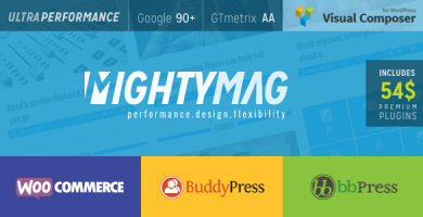 قالب MightyMag - قالب وردپرس مجله، فروشگاه و انجمن