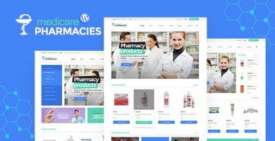 قالب Medicare Pharmacies - قالب سایت بهداشت و درمان وردپرس