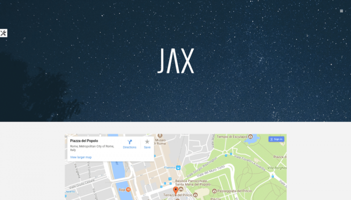 پیش نمایش دسکتاپ قالب وردپرس Jax Lite